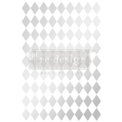 Decor Transfers Silver Harlekin